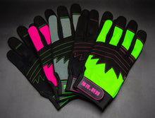 Load image into Gallery viewer, MF Mech Gloves - BLK PNK