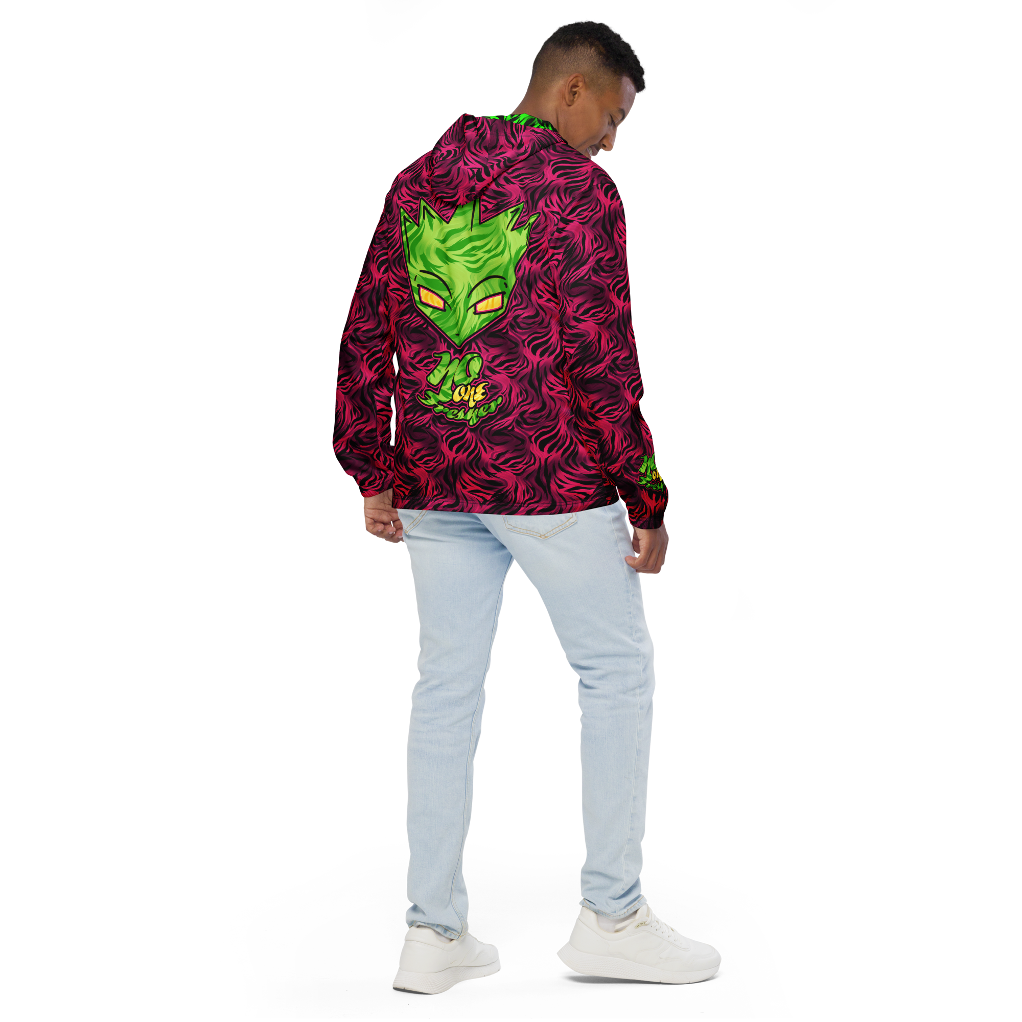 MF Tiger Print Pink - Windbreaker
