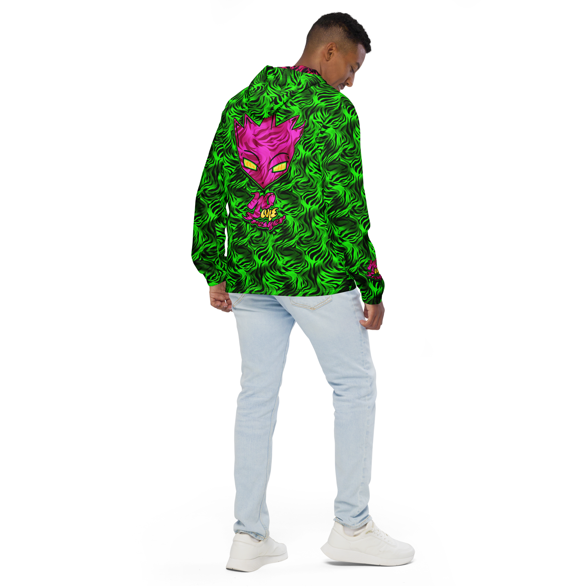 MF Tiger Print Green - Windbreaker