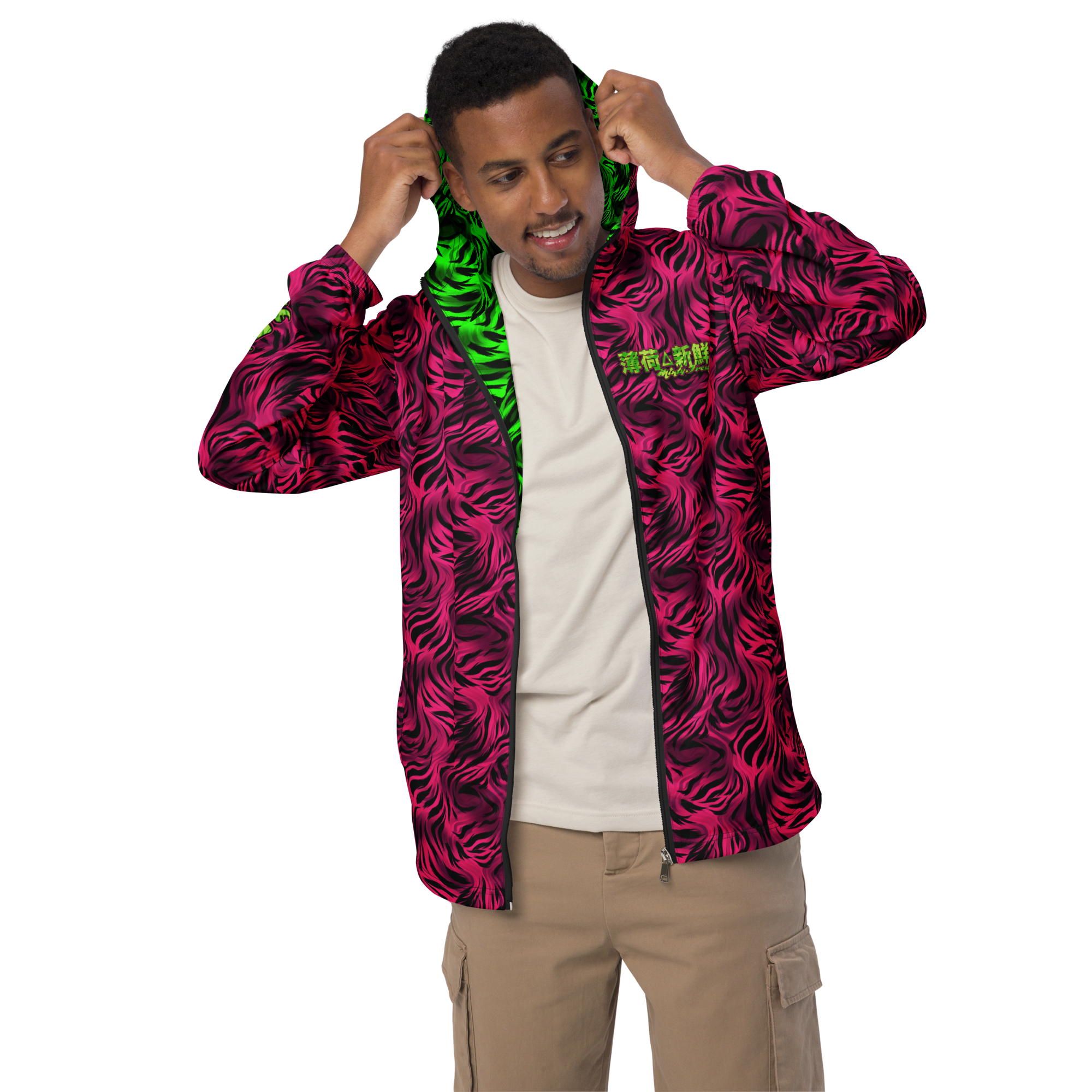 MF Tiger Print Pink - Windbreaker