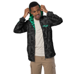 MF Tiger Print BLK/Teal - Windbreaker