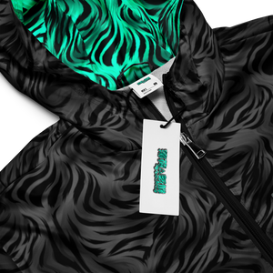 MF Tiger Print BLK/Teal - Windbreaker