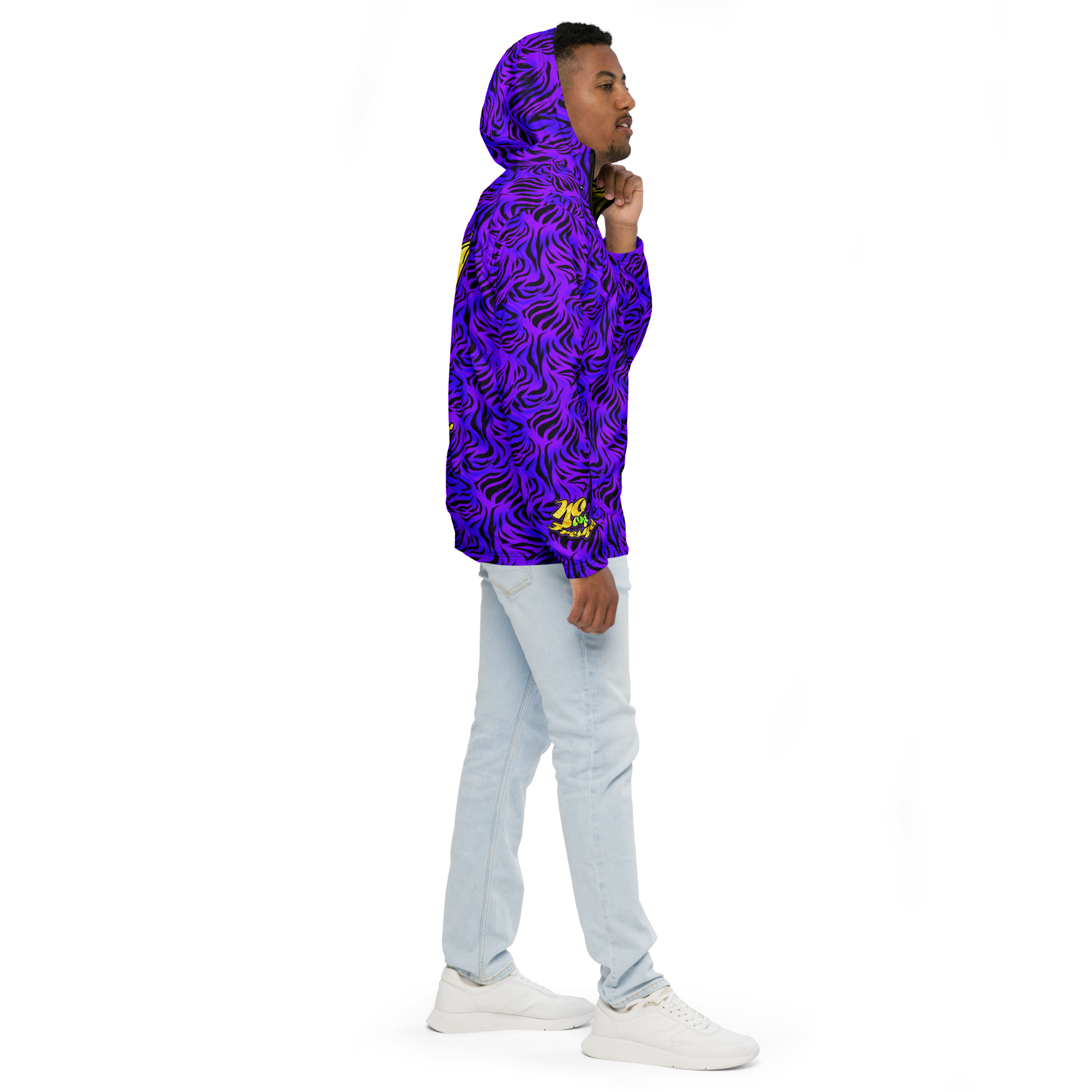MF Tiger Print Purple - Windbreaker