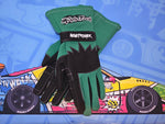 MF Racing Gloves - GRN WHT