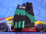 MF Mechanic Gloves - GRN WHT