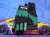 MF Mechanic Gloves - GRN WHT